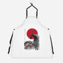 The Pumpkin King Sumi-e-Unisex-Kitchen-Apron-DrMonekers