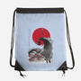 The Pumpkin King Sumi-e-None-Drawstring-Bag-DrMonekers