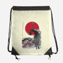 The Pumpkin King Sumi-e-None-Drawstring-Bag-DrMonekers