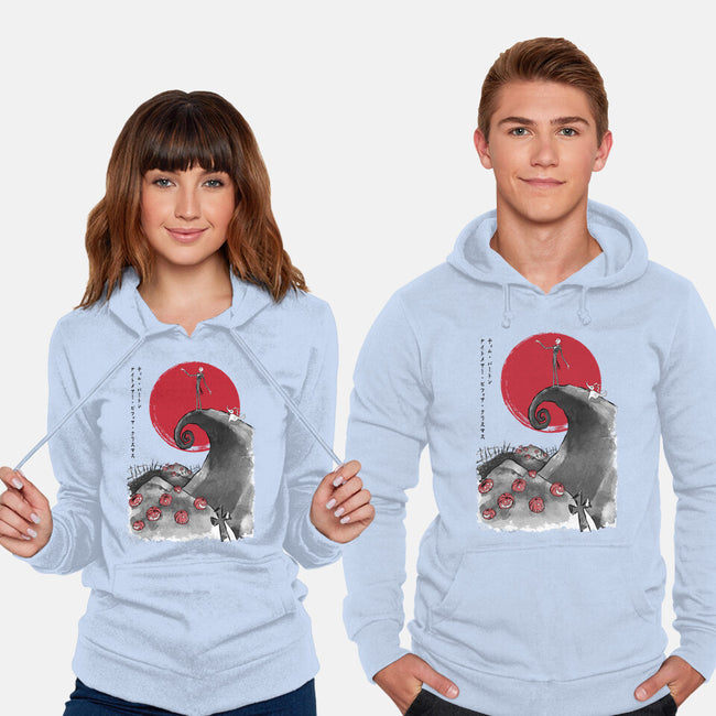 The Pumpkin King Sumi-e-Unisex-Pullover-Sweatshirt-DrMonekers