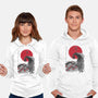 The Pumpkin King Sumi-e-Unisex-Pullover-Sweatshirt-DrMonekers