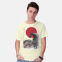 The Pumpkin King Sumi-e-Mens-Basic-Tee-DrMonekers