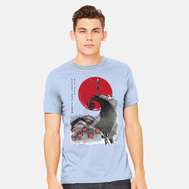 The Pumpkin King Sumi-e-Mens-Heavyweight-Tee-DrMonekers