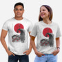 The Pumpkin King Sumi-e-Unisex-Basic-Tee-DrMonekers