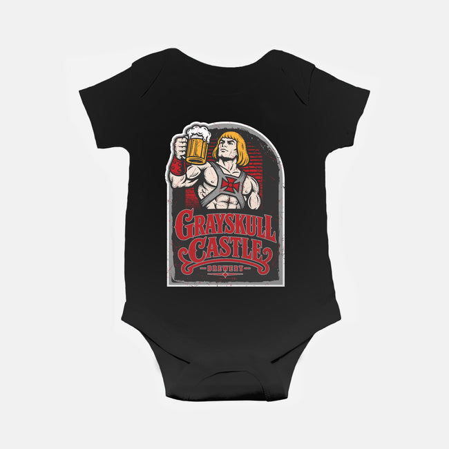 Grayskull Castle Brewery-Baby-Basic-Onesie-CarloJ1956
