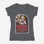 Grayskull Castle Brewery-Womens-V-Neck-Tee-CarloJ1956
