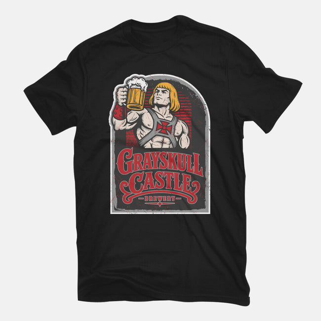 Grayskull Castle Brewery-Mens-Heavyweight-Tee-CarloJ1956