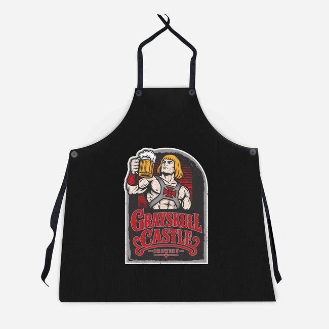 Grayskull Castle Brewery-Unisex-Kitchen-Apron-CarloJ1956