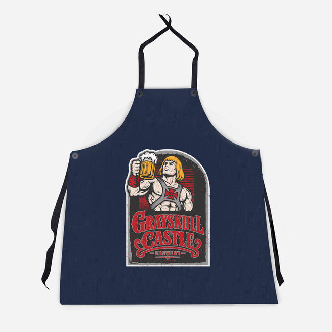 Grayskull Castle Brewery-Unisex-Kitchen-Apron-CarloJ1956