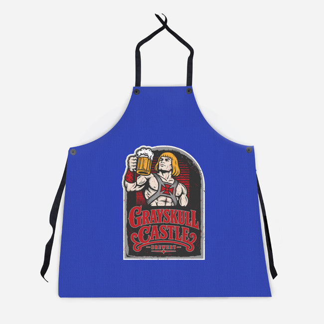 Grayskull Castle Brewery-Unisex-Kitchen-Apron-CarloJ1956