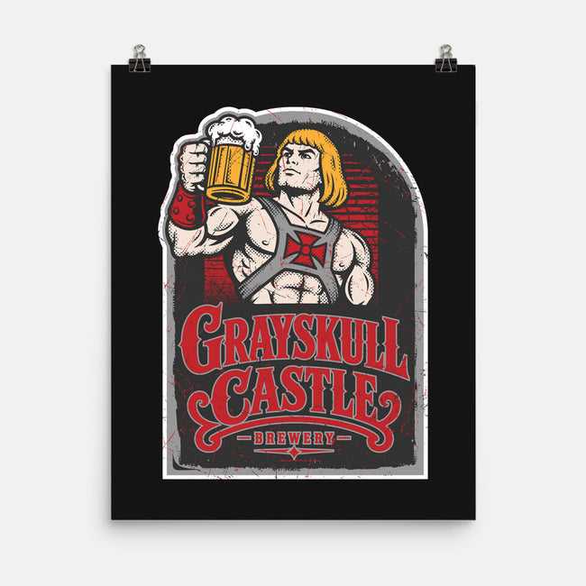 Grayskull Castle Brewery-None-Matte-Poster-CarloJ1956