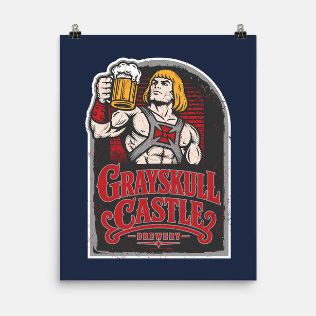 Grayskull Castle Brewery-None-Matte-Poster-CarloJ1956