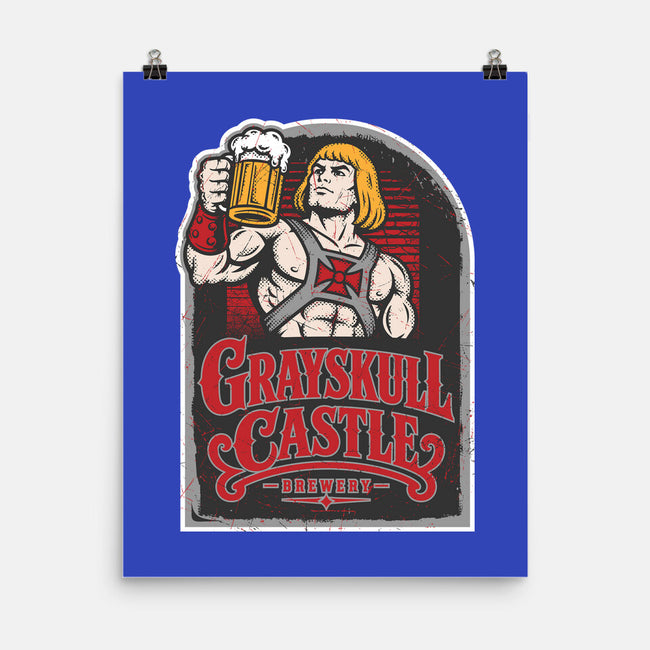 Grayskull Castle Brewery-None-Matte-Poster-CarloJ1956