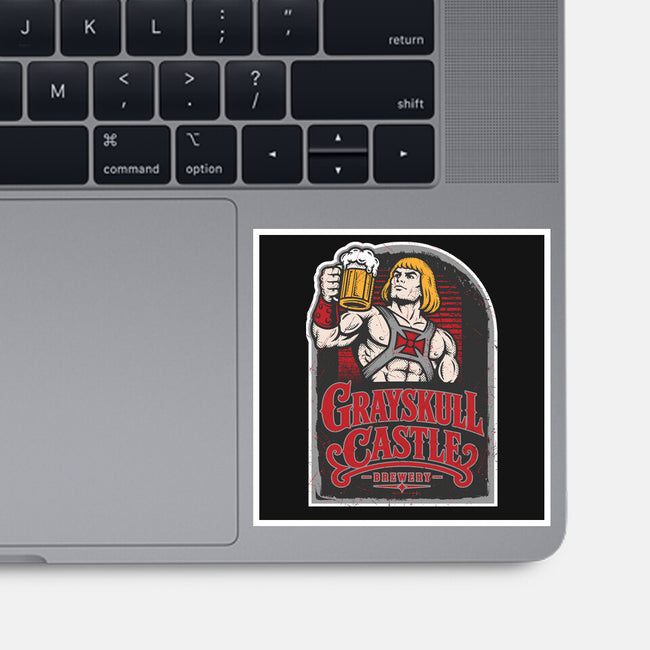 Grayskull Castle Brewery-None-Glossy-Sticker-CarloJ1956