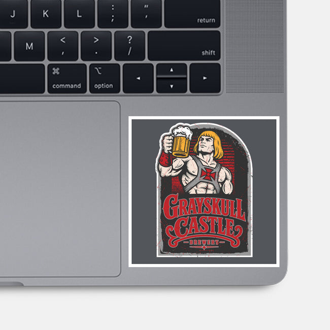 Grayskull Castle Brewery-None-Glossy-Sticker-CarloJ1956
