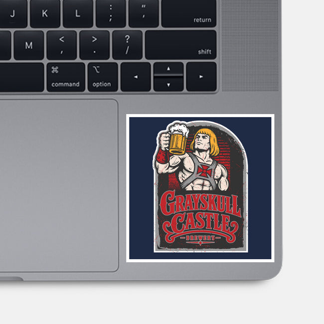 Grayskull Castle Brewery-None-Glossy-Sticker-CarloJ1956