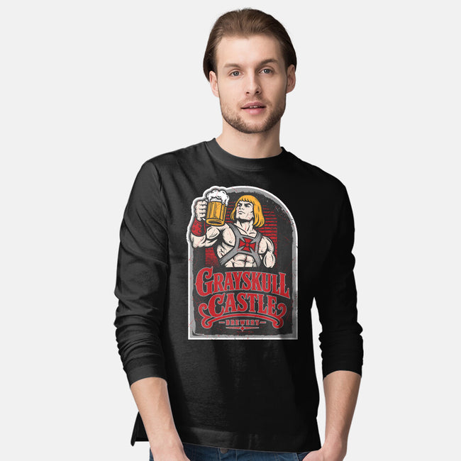 Grayskull Castle Brewery-Mens-Long Sleeved-Tee-CarloJ1956