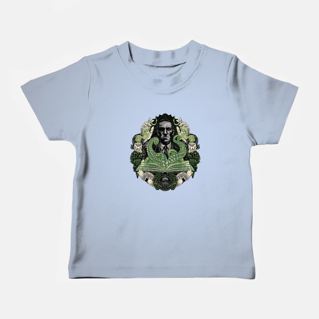 Summon The Creature-Baby-Basic-Tee-glitchygorilla
