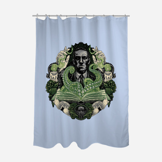 Summon The Creature-None-Polyester-Shower Curtain-glitchygorilla