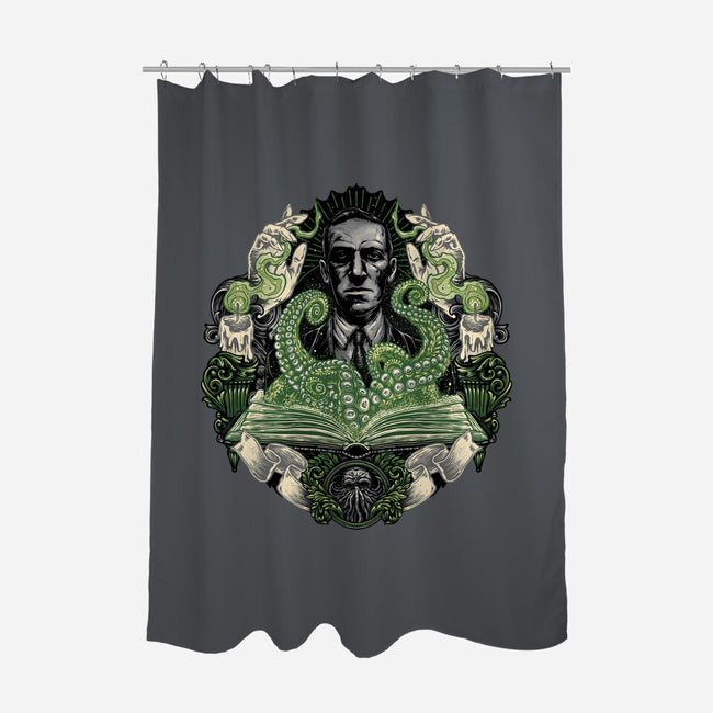 Summon The Creature-None-Polyester-Shower Curtain-glitchygorilla