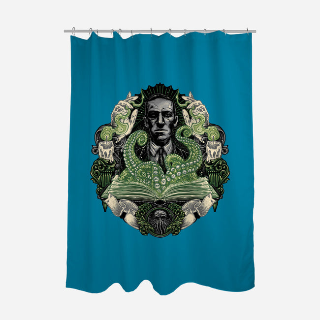 Summon The Creature-None-Polyester-Shower Curtain-glitchygorilla