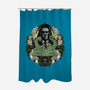 Summon The Creature-None-Polyester-Shower Curtain-glitchygorilla