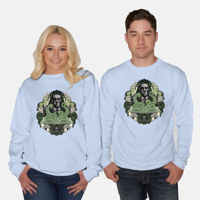 Summon The Creature-Unisex-Crew Neck-Sweatshirt-glitchygorilla