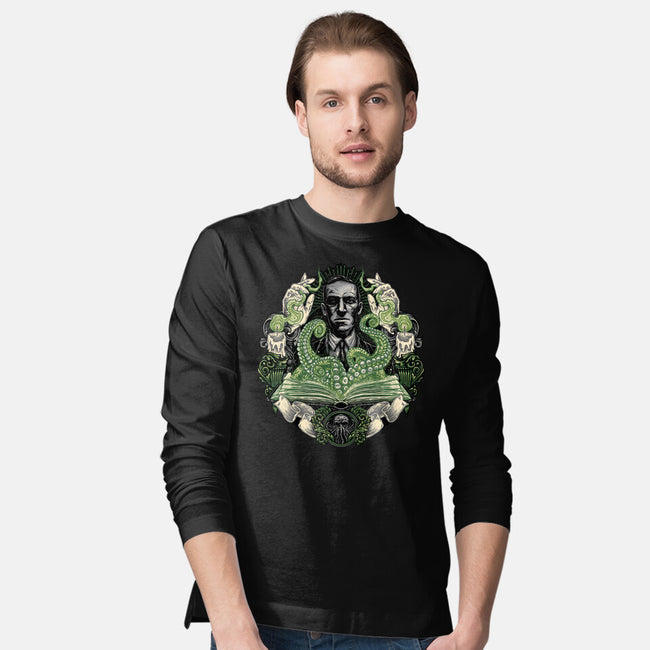 Summon The Creature-Mens-Long Sleeved-Tee-glitchygorilla