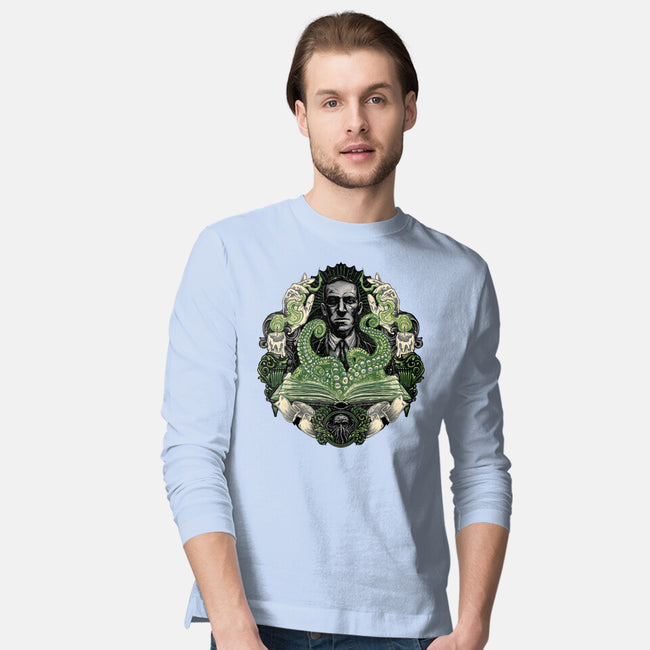 Summon The Creature-Mens-Long Sleeved-Tee-glitchygorilla