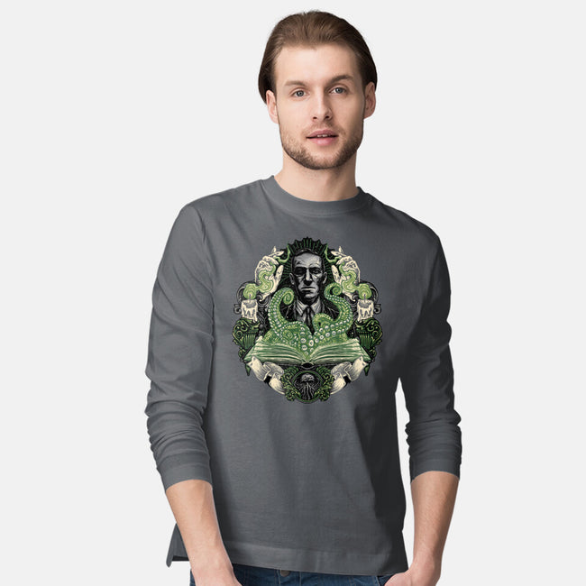 Summon The Creature-Mens-Long Sleeved-Tee-glitchygorilla