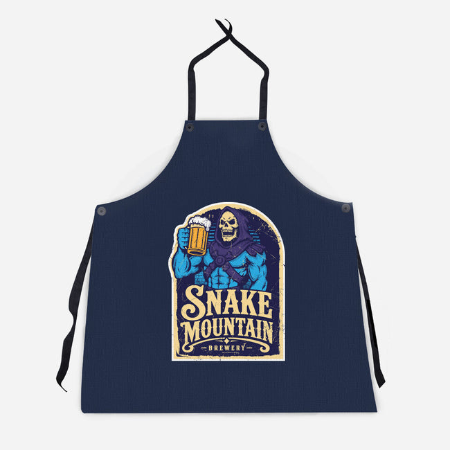 Snake Mountain Brewery-Unisex-Kitchen-Apron-CarloJ1956