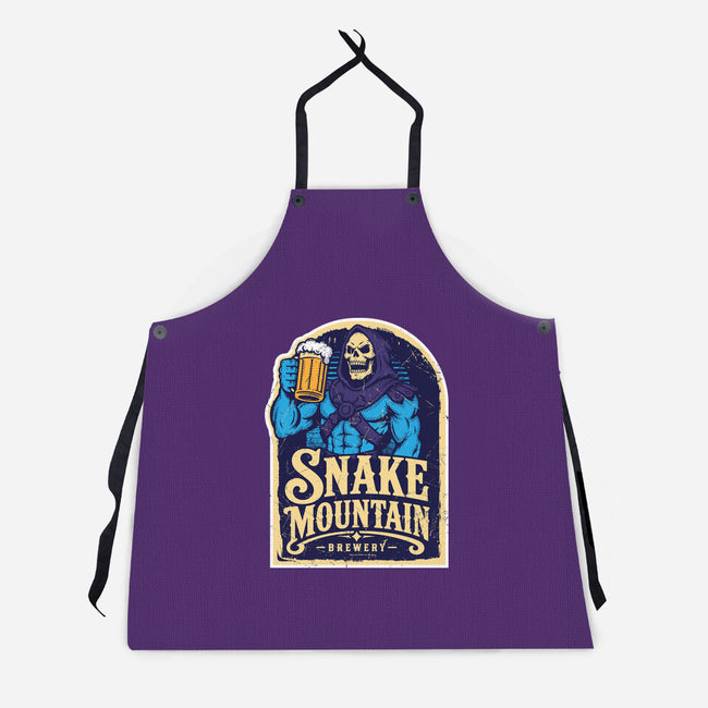 Snake Mountain Brewery-Unisex-Kitchen-Apron-CarloJ1956