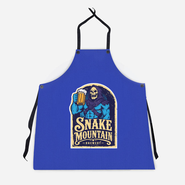 Snake Mountain Brewery-Unisex-Kitchen-Apron-CarloJ1956
