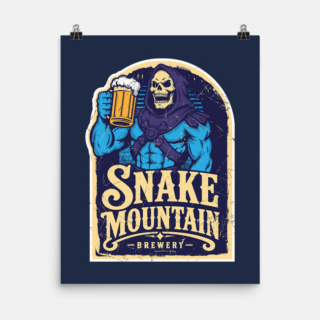 Snake Mountain Brewery-None-Matte-Poster-CarloJ1956