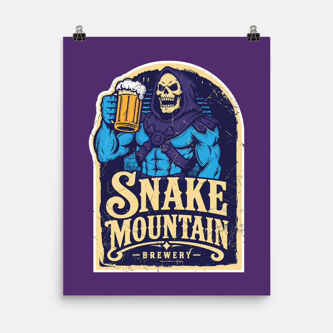 Snake Mountain Brewery-None-Matte-Poster-CarloJ1956