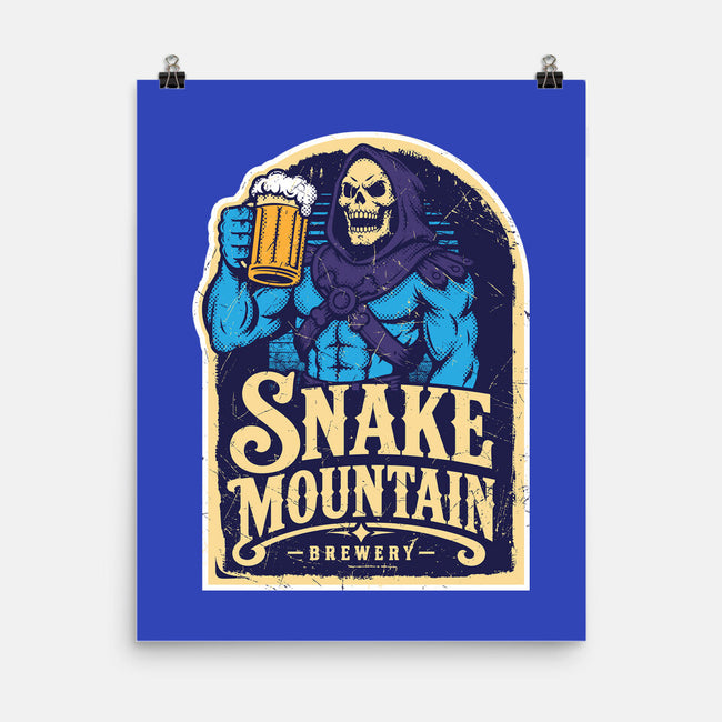 Snake Mountain Brewery-None-Matte-Poster-CarloJ1956