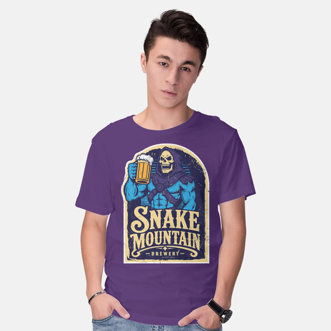 Snake Mountain Brewery-Mens-Basic-Tee-CarloJ1956