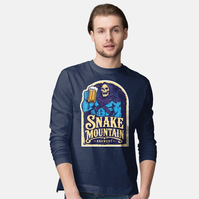 Snake Mountain Brewery-Mens-Long Sleeved-Tee-CarloJ1956