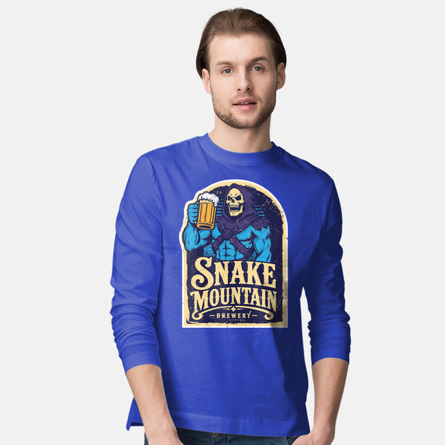 Snake Mountain Brewery-Mens-Long Sleeved-Tee-CarloJ1956