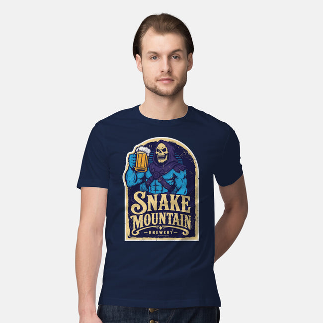 Snake Mountain Brewery-Mens-Premium-Tee-CarloJ1956