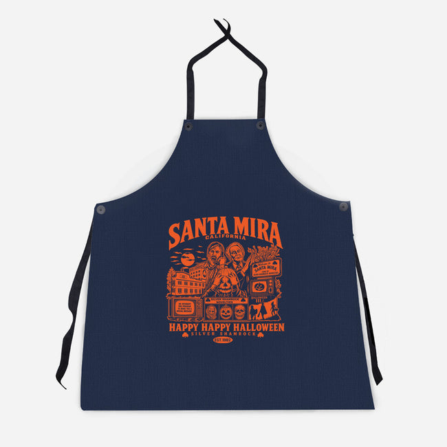 Santa Mira California-Unisex-Kitchen-Apron-CarloJ1956