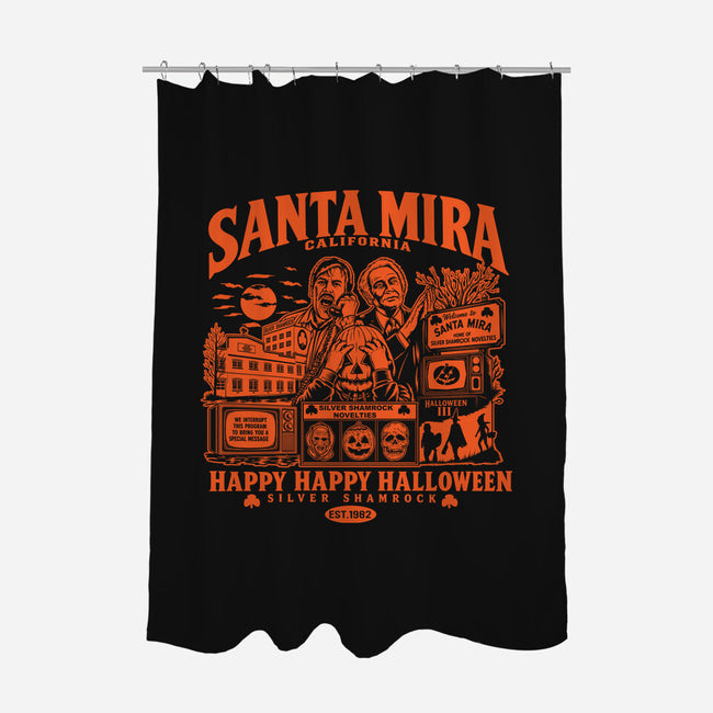 Santa Mira California-None-Polyester-Shower Curtain-CarloJ1956