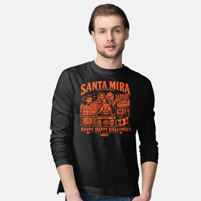 Santa Mira California-Mens-Long Sleeved-Tee-CarloJ1956