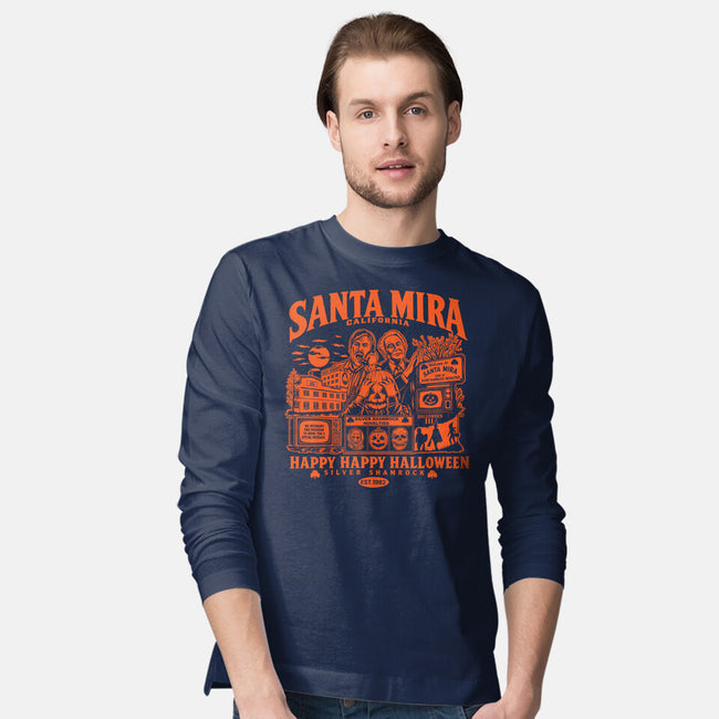 Santa Mira California-Mens-Long Sleeved-Tee-CarloJ1956
