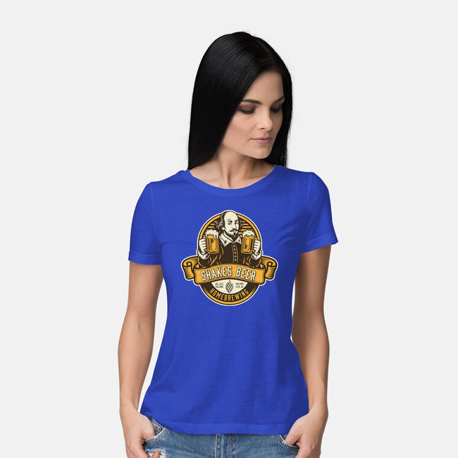 Shakes Beer-Womens-Basic-Tee-CarloJ1956