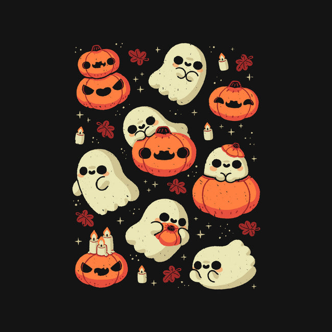 Cute Ghost With Halloween Pumpkin-None-Mug-Drinkware-xMorfina