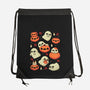 Cute Ghost With Halloween Pumpkin-None-Drawstring-Bag-xMorfina