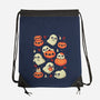 Cute Ghost With Halloween Pumpkin-None-Drawstring-Bag-xMorfina