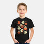 Cute Ghost With Halloween Pumpkin-Youth-Basic-Tee-xMorfina