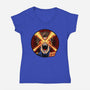 Eye Of Destruction-Womens-V-Neck-Tee-spoilerinc
